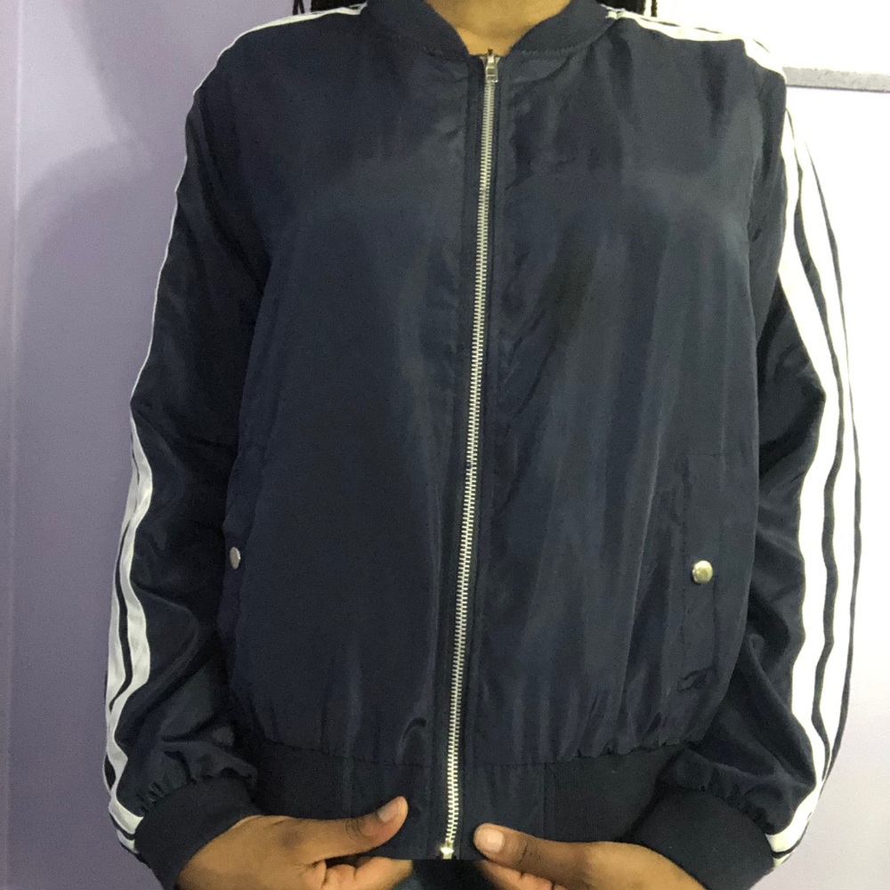 Jersey bomber jacket